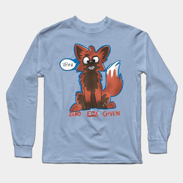 Zero fox given Long Sleeve T-Shirt by paigedefeliceart@yahoo.com